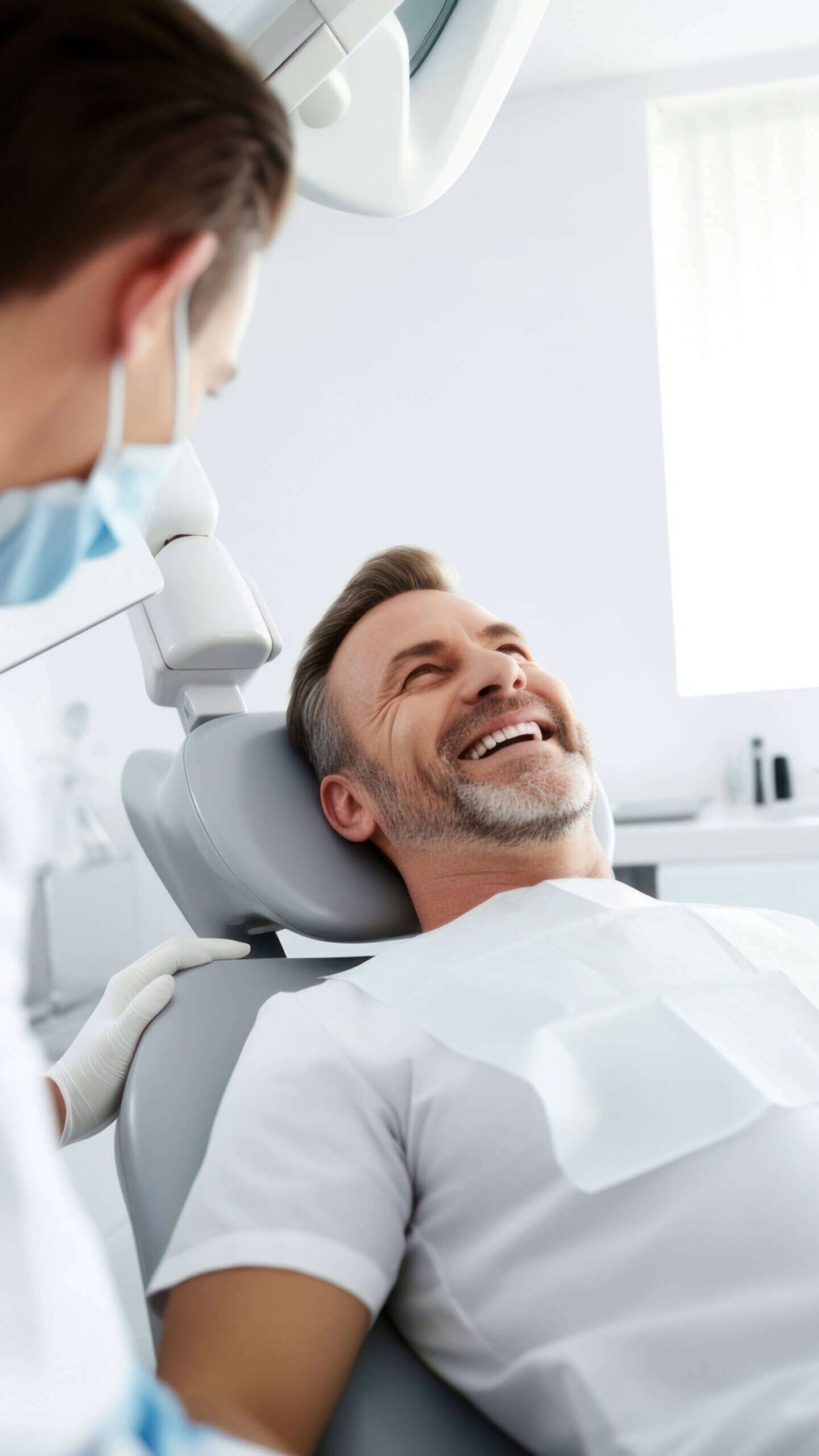Patient at the dentist