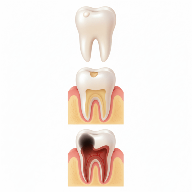 Этапы развития кариеса